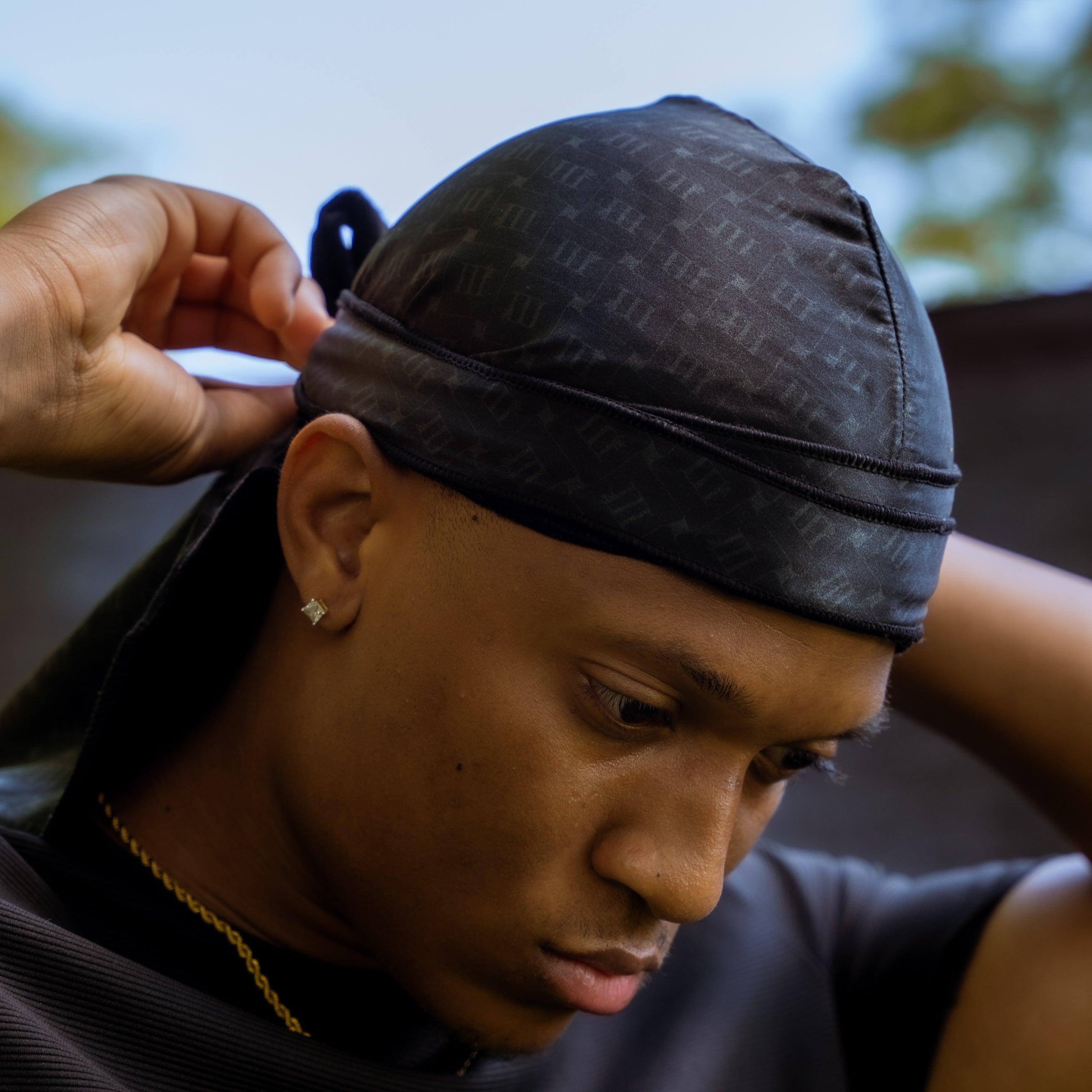 3 KINGS Crowne Durag - Black