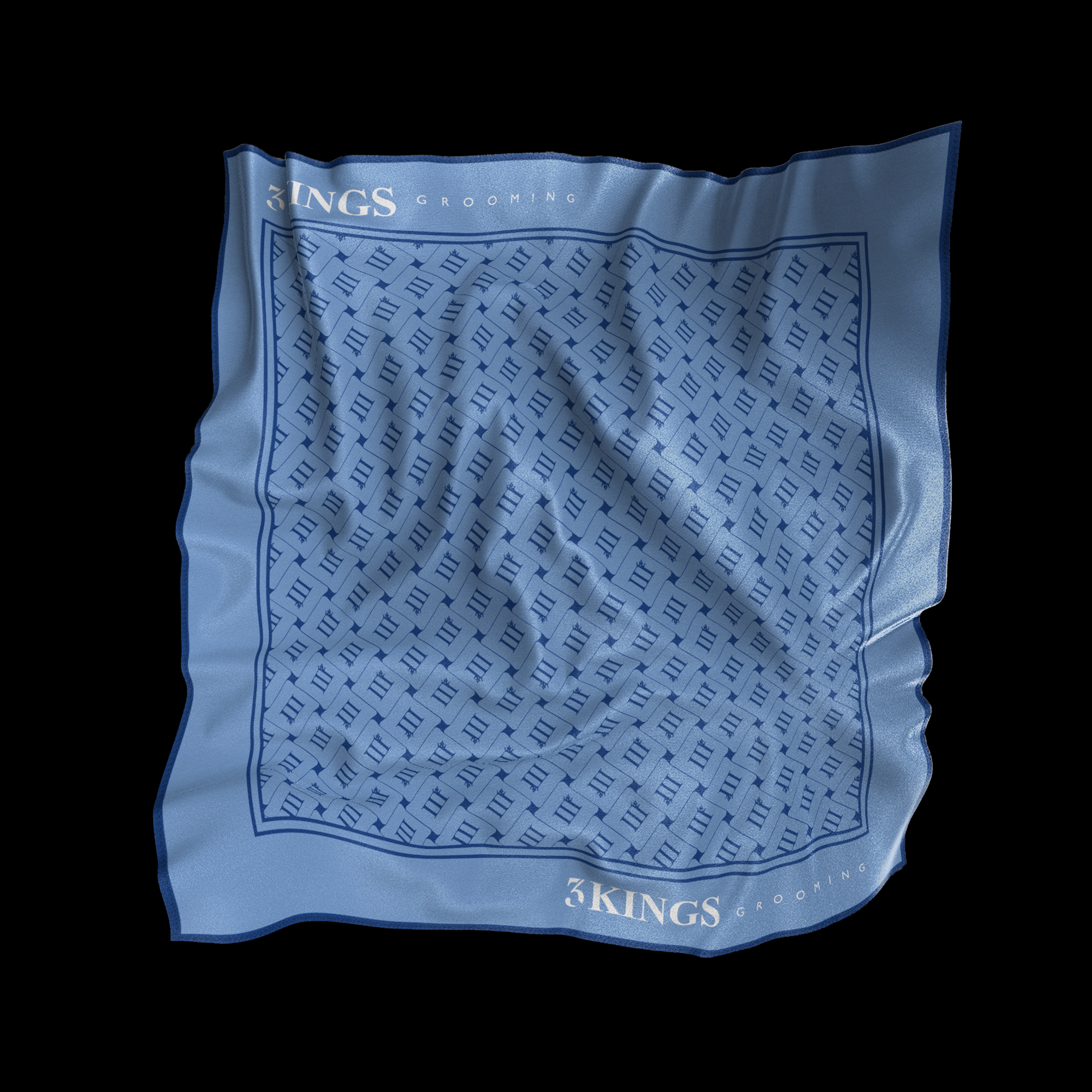 3 KINGS Crowne Scarf - BlueBlue